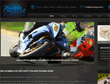 Tablet Screenshot of biketraining-nord.de
